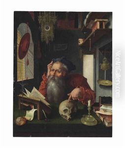 Saint Jerome In His Study