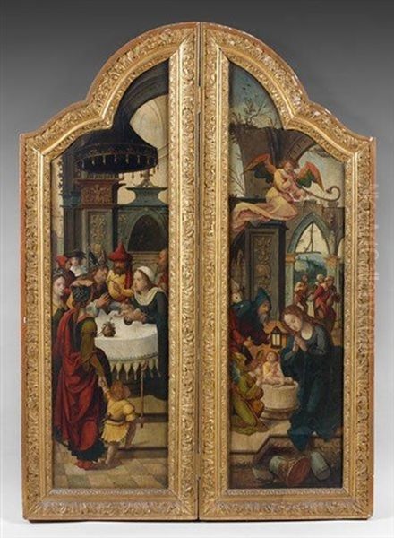 La Presentation Au Temple (triptych) - view 1