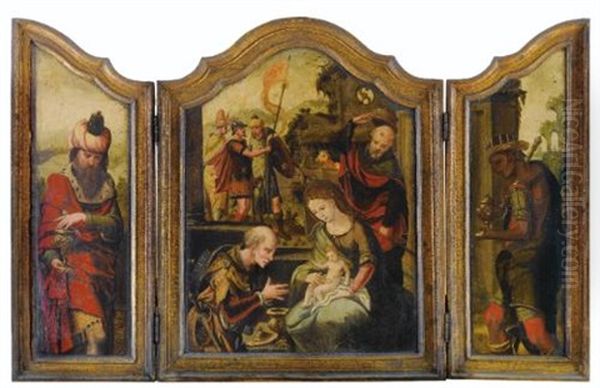 L'adoration Des Mages (triptych) - view 1