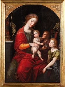 Virgen Con El Nino Y Angeles Virgen Con El Nino Y Angeles