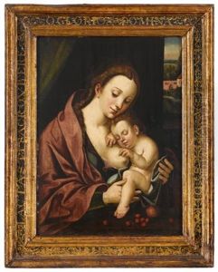 Virgin And Child by Pieter Ii Coecke Van Aelst