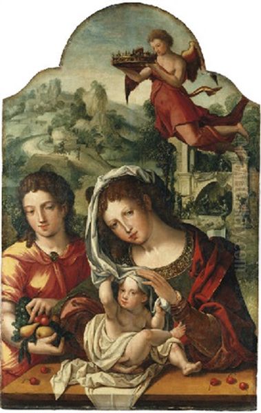 The Virgin And Child With Saint John - view 1