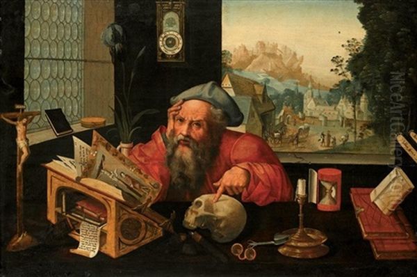 Saint Jerome In His Study - view 1