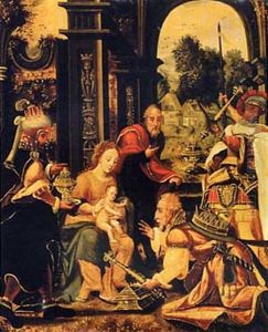 The Adoration Of The Magi by Pieter Ii Coecke Van Aelst