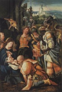 L'adoration Des Mages by Pieter Ii Coecke Van Aelst