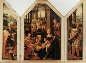 The Adoration Of The Magi by Pieter Ii Coecke Van Aelst