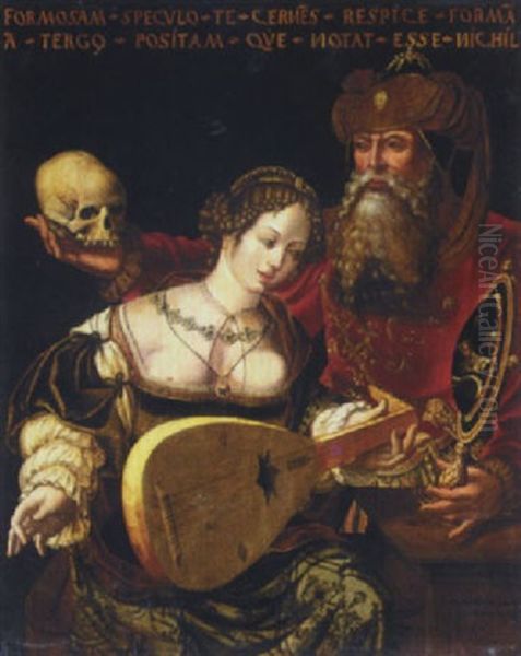 An Allegory Of The Transience Of Earthly Beauty - view 1
