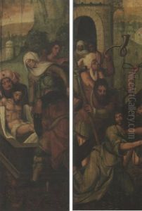 The Carrying Of The Cross by Pieter Ii Coecke Van Aelst