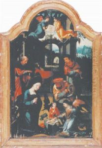 Anbetung by Pieter Ii Coecke Van Aelst