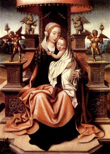 The Virgin And Child Enthroned - view 1