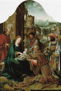 Die Anbetung Der Konige by Pieter Ii Coecke Van Aelst