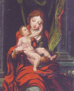 The Madonna And Child by Pieter Ii Coecke Van Aelst