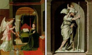 The Annunciation by Pieter Ii Coecke Van Aelst