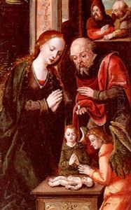 The Nativity by Pieter Ii Coecke Van Aelst