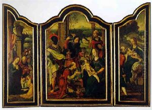 The Adoration Of The Magi With The Nativity And The Flight To Egypt