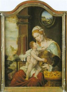 Madonna And Child by Pieter Ii Coecke Van Aelst