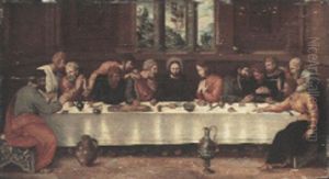 The Last Supper by Pieter Ii Coecke Van Aelst