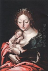 The Virgin And Child by Pieter Ii Coecke Van Aelst