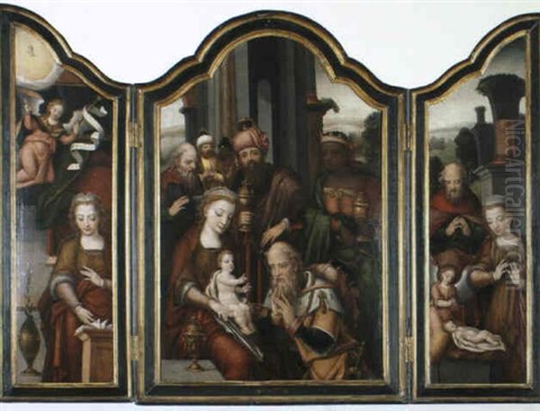 Verkundigung Mariae/die Anbetung Der K"nige/die Heilige Familie - view 1