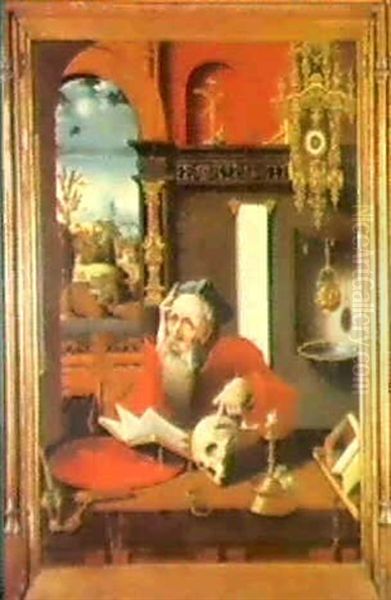 St Jerome In His Study - view 1