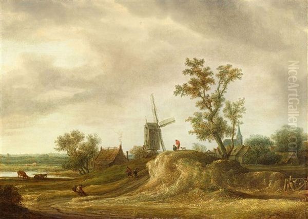 Landscape With A Windmill - view 1