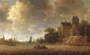 Hollandische Fluslandschaft by Jan Coelenbier