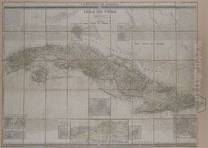 Mapa Cartografico De La Isla De Cuba