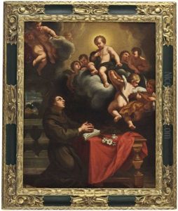 Das Jesuskind Erscheint Dem Heiligen Antonius Von Padua