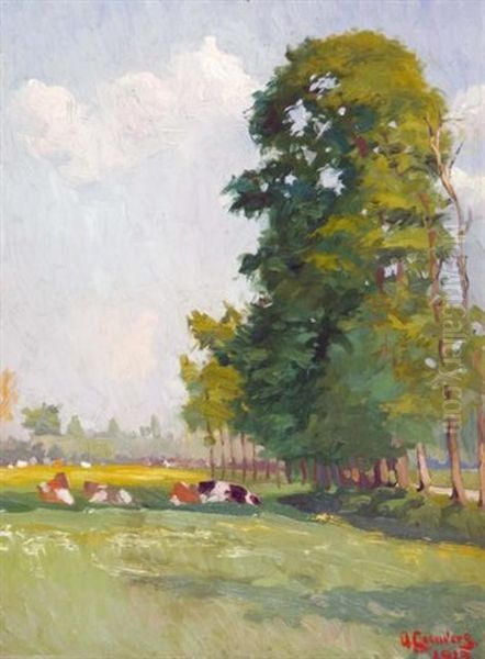 Landscape With Cows - view 1
