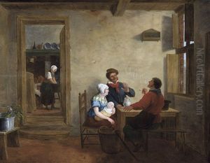 Scene De Genre (1818) by Constantinus-Fidelio Coene