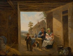 Une Heureuse Famille by Constantinus-Fidelio Coene