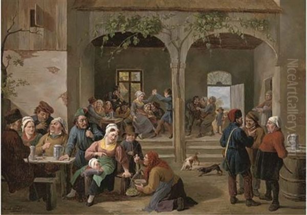Merrymaking In A Tavern - view 1