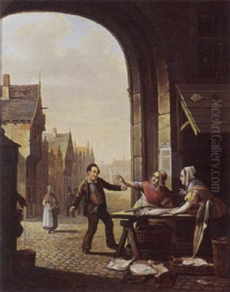 The Fishmongers Quarrel - view 1