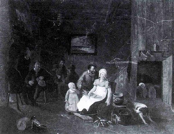 Figures At The Inn - view 1
