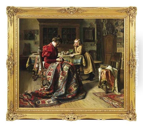 Mending The Rug - view 1