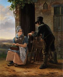 Der Scherenschleifer by Jean Henri de Coene