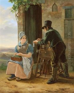 Der Scherenschleifer by Jean Henri de Coene