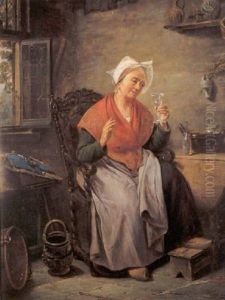 De Verpozing by Jean Henri de Coene