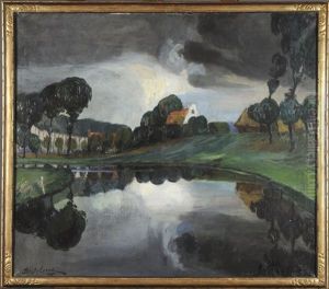 Maison Au Bord De L'eau by Joseph Francois de Coene