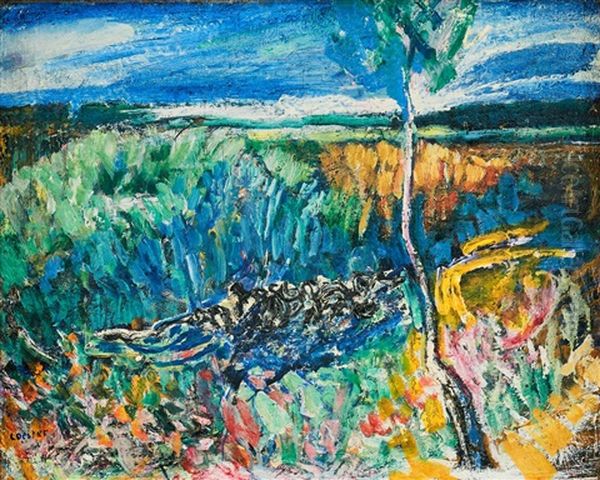 Landscape With A Tree - view 1