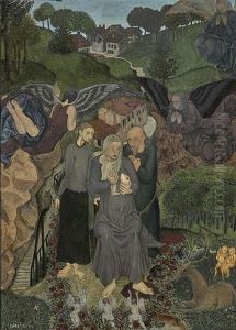 Heilige Familie by Oskar Coester