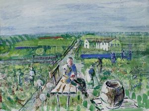 Der Betrunkene Huter by Oskar Coester