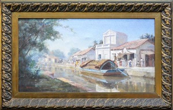 Barges On The Canal, Java, C - view 1