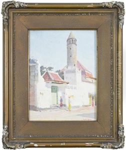 Another View Of The Principal Mosque, Arab Kampoeng, Grisee by Alfred Coffey