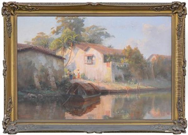 Fishing Village, South Pacific - view 1
