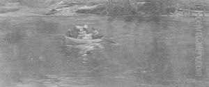 Taking The Wool, Lane Cove River by Alfred Coffey
