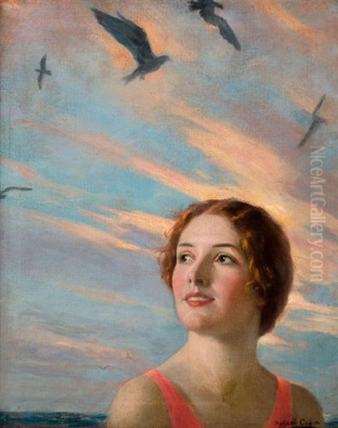 At The Seaside, The American Magazine Cover - view 1