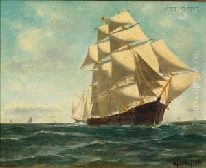 Clipper Ship by William Henry Coffin