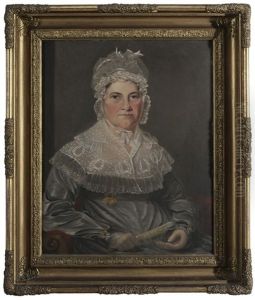 Portrait Of Mrs. Samuel Farrow, Nee Elizabeth Herndon by John Stevens Cogdell