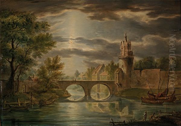 Fishing In The Moonlight - view 1